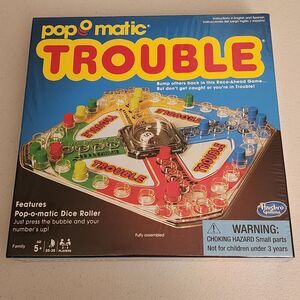 Pop-O-Matic Trouble Board Game NEW Sealed Hasbro